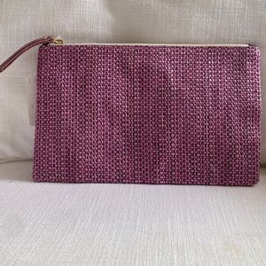 Lauren Merkin Woven Clutch. NWT